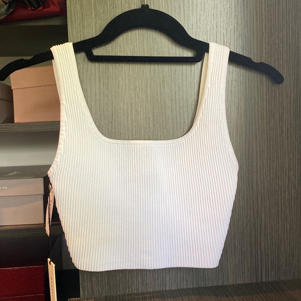 BABATON sculpt knit in white